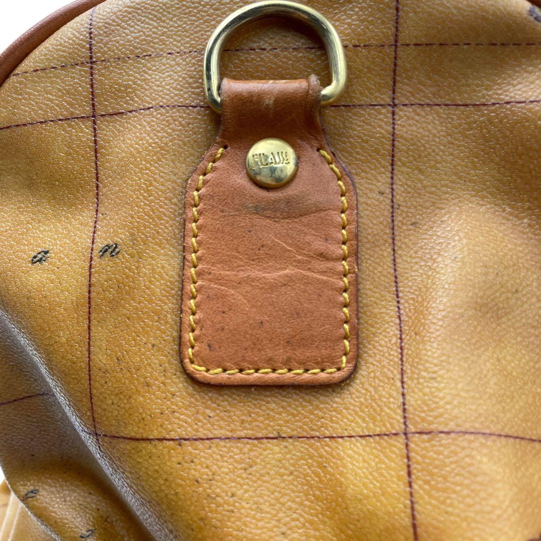 美品 PRIMA CLASSE ボストンバッグ PVC 地図柄 2way 大容量