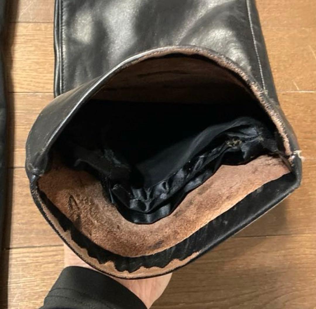 あか【美品】ザ　リアルマッコイズ　Buco ホースハイドパンツ 28 茶芯