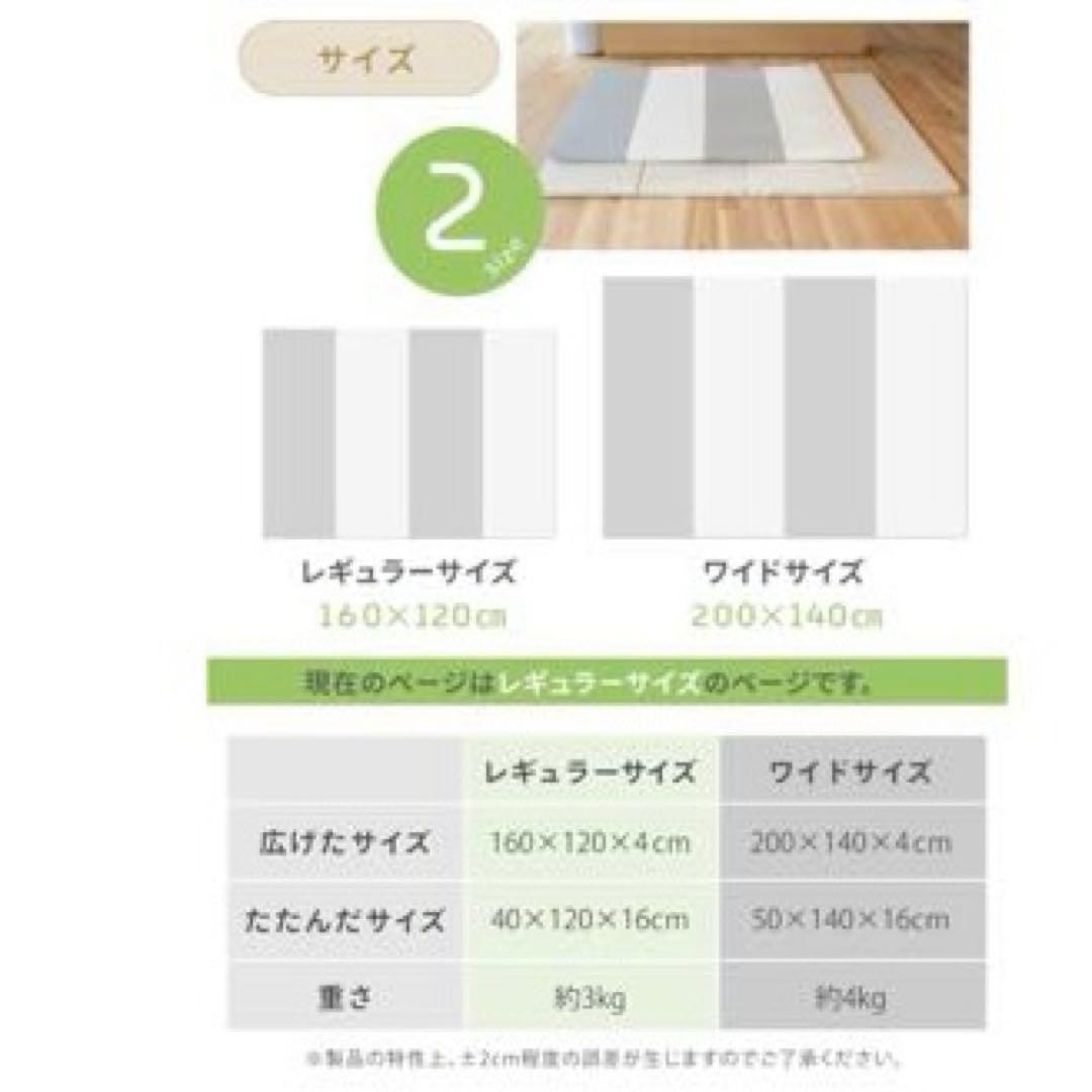 未使用）ケラッタ プレイマット 160×120cm ブルー×ホワイト