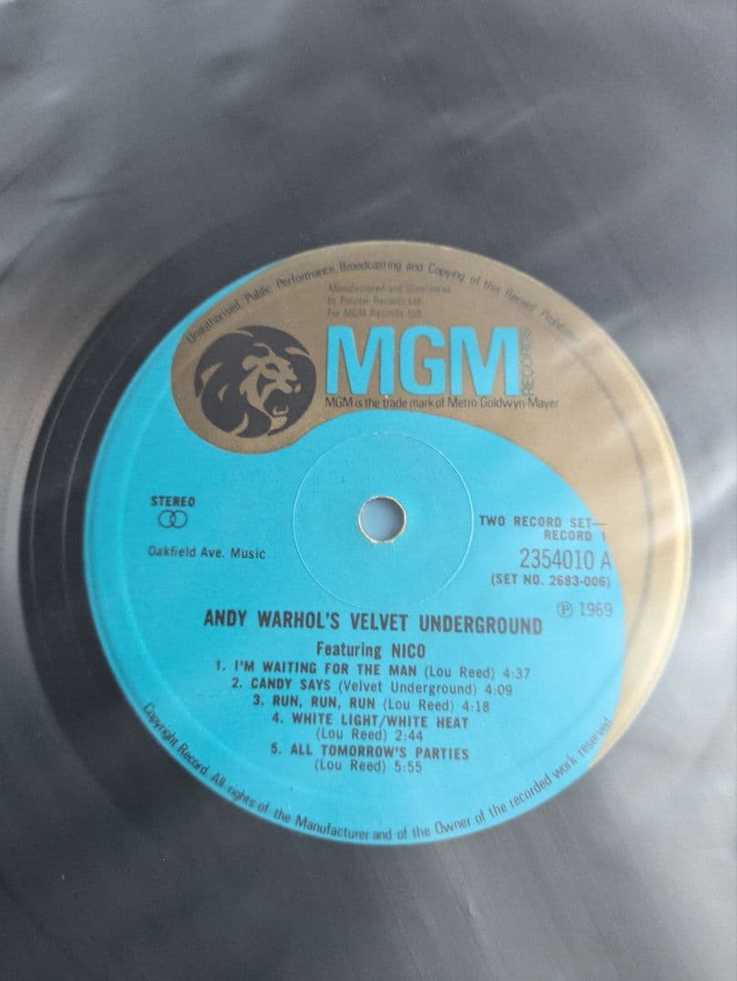 洋楽 Andy Warhol's Velvet Underground & Nico