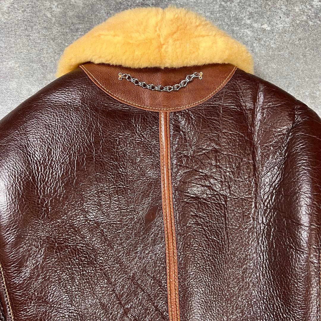 実名復刻 AERO LEATHER B-6 ムートン フライトジャケット