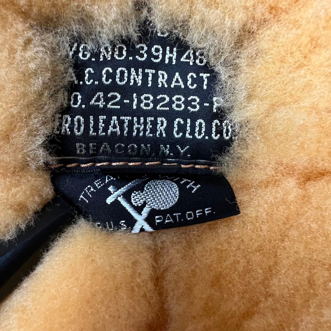 実名復刻 AERO LEATHER B-6 ムートン フライトジャケット