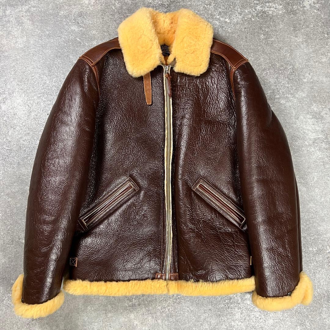 実名復刻 AERO LEATHER B-6 ムートン フライトジャケット