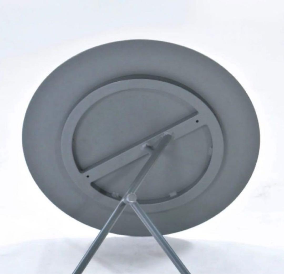 ACTUS LUNA グレージュ円形三脚テーブル