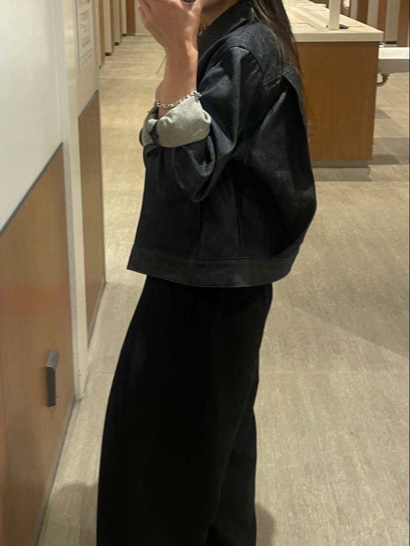 オオトロ ブラックデニム　セットアップ