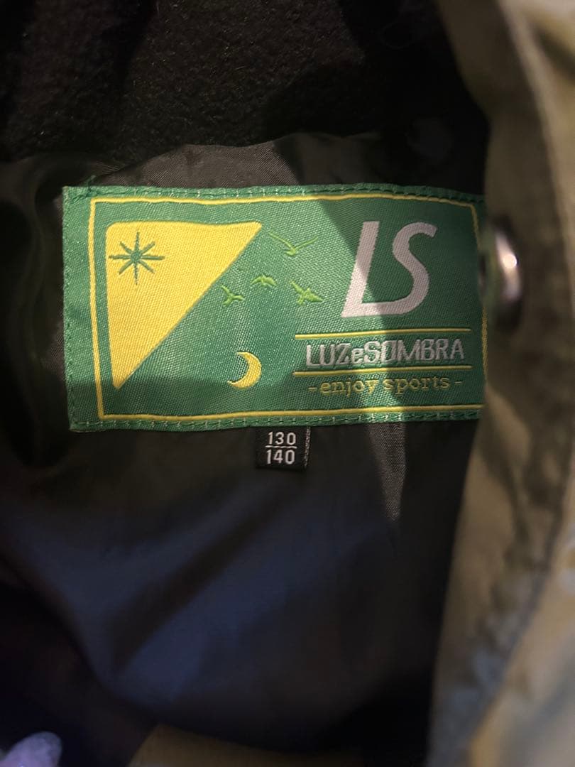 Luz e Sombra フード付きロングダウンコート 130-140