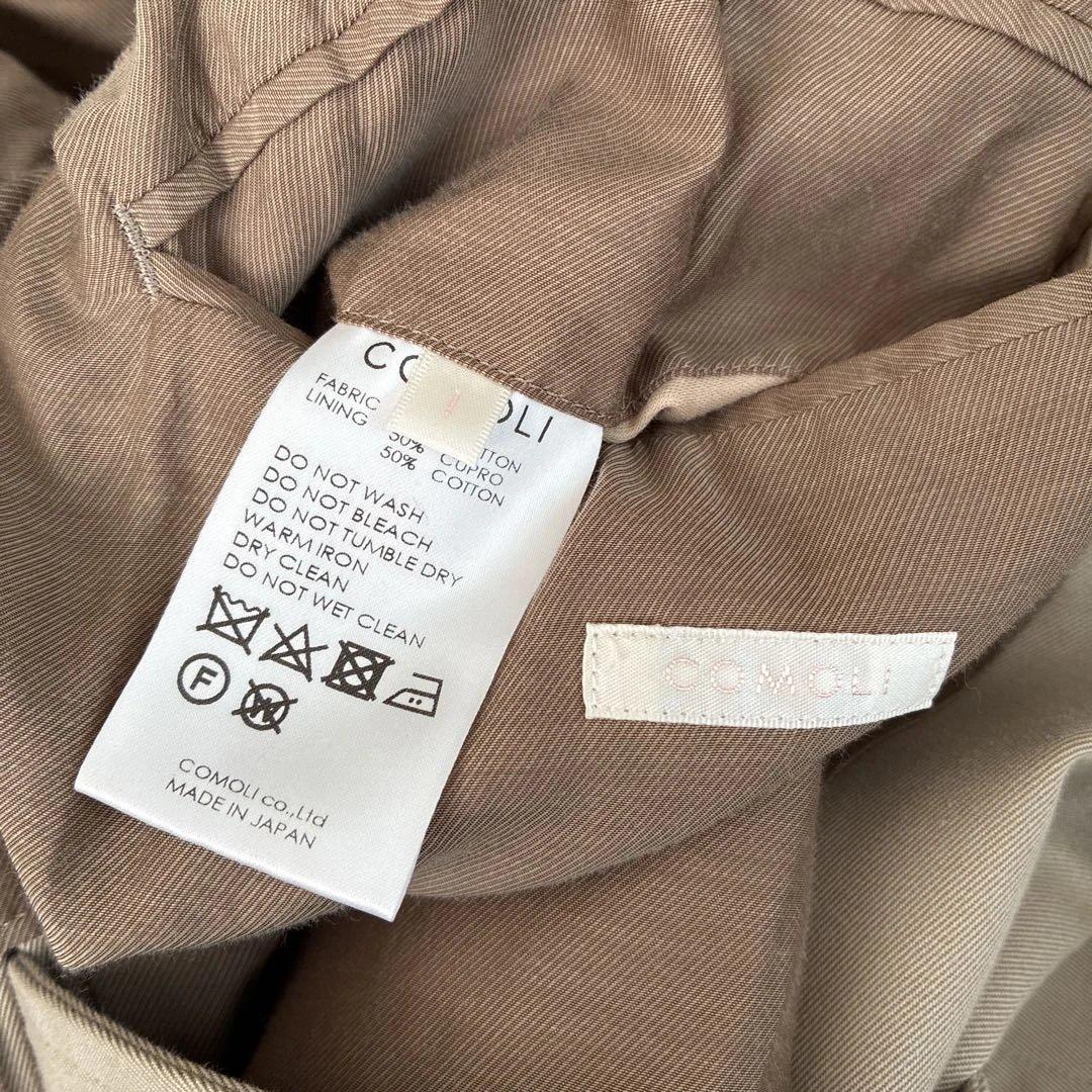 【杉咲花さん着用】comoli 20ss コットンギャバジンタイロッケンコート