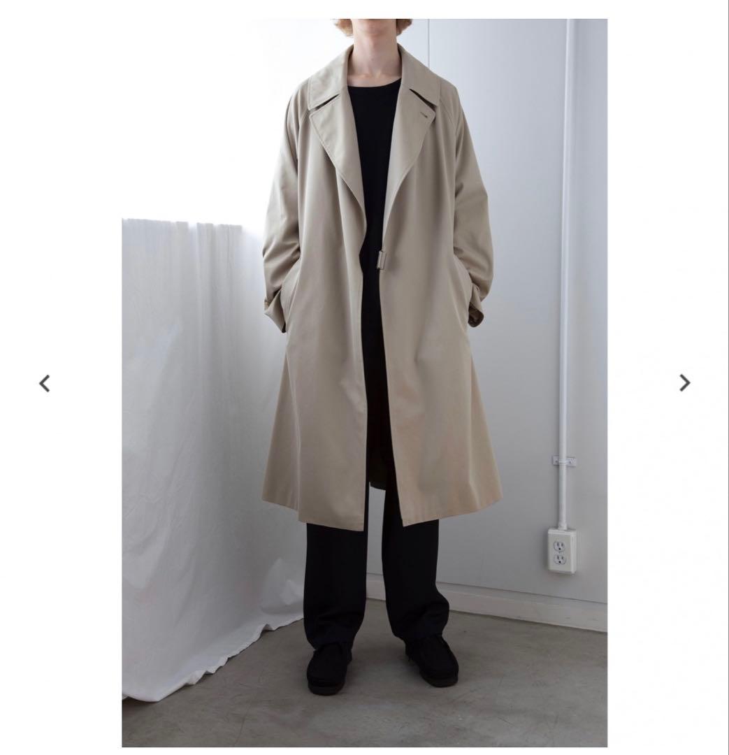 【杉咲花さん着用】comoli 20ss コットンギャバジンタイロッケンコート