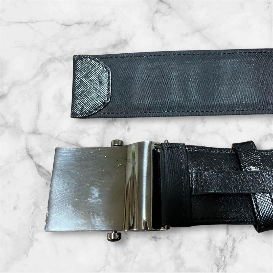 美愛さま♡PRADA プラダ ブラック 黒 ナイロン トレンチコート