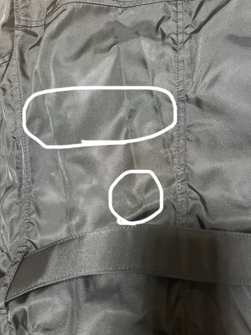 美愛さま♡PRADA プラダ ブラック 黒 ナイロン トレンチコート