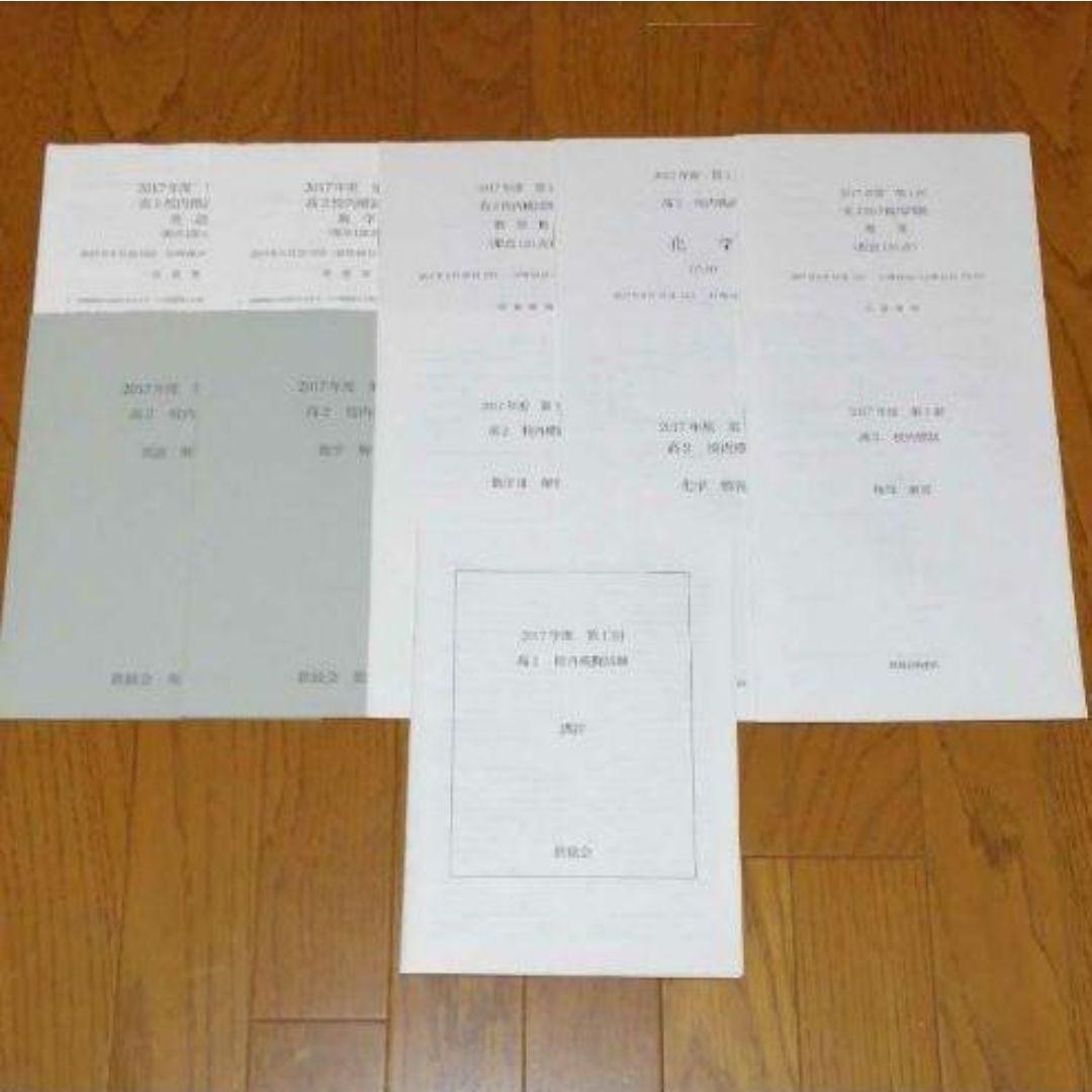 鉄緑会 高2 第1回 校内模試 英語 数学 数学Ⅲ 化学 物理 問題解答講評