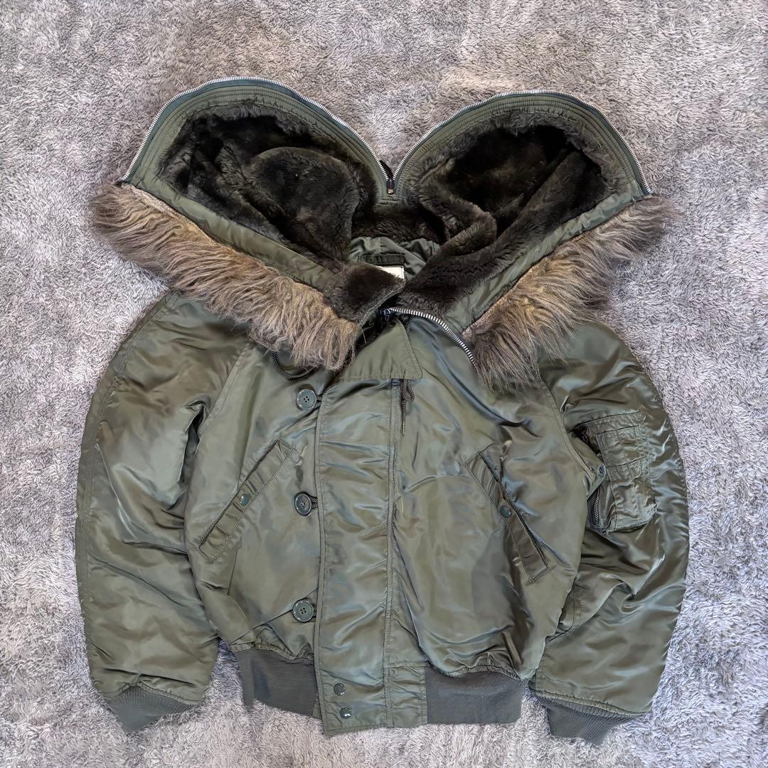 【70s~80s】USA製ALPHA N2B(M) IDEAL zip白黒タグ