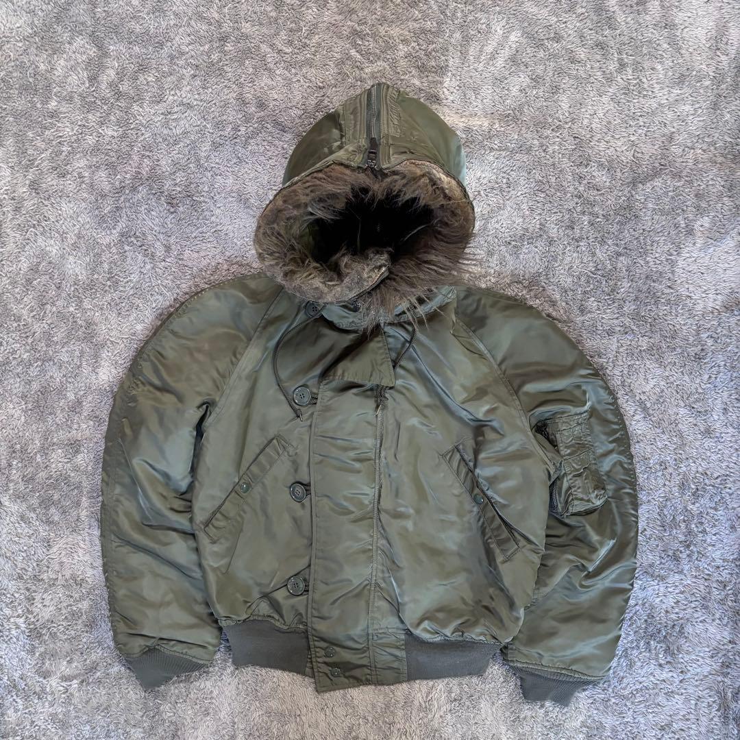 【70s~80s】USA製ALPHA N2B(M) IDEAL zip白黒タグ