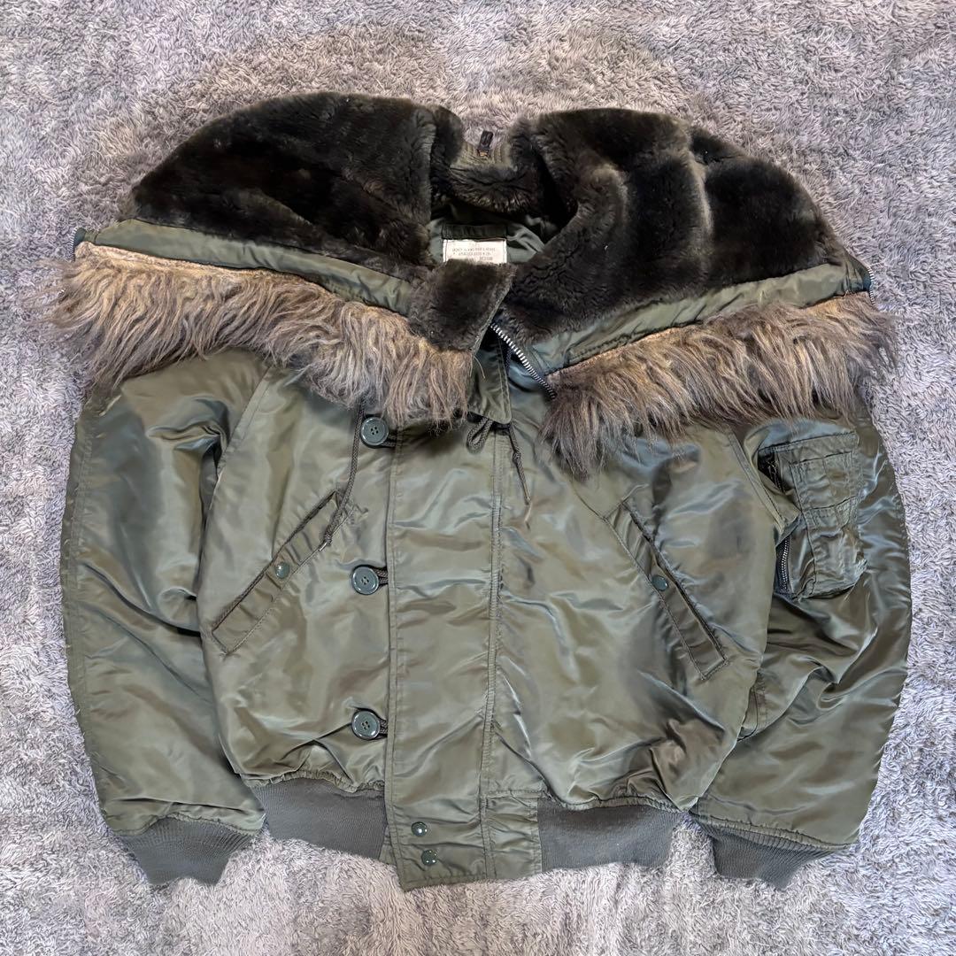 【70s~80s】USA製ALPHA N2B(M) IDEAL zip白黒タグ