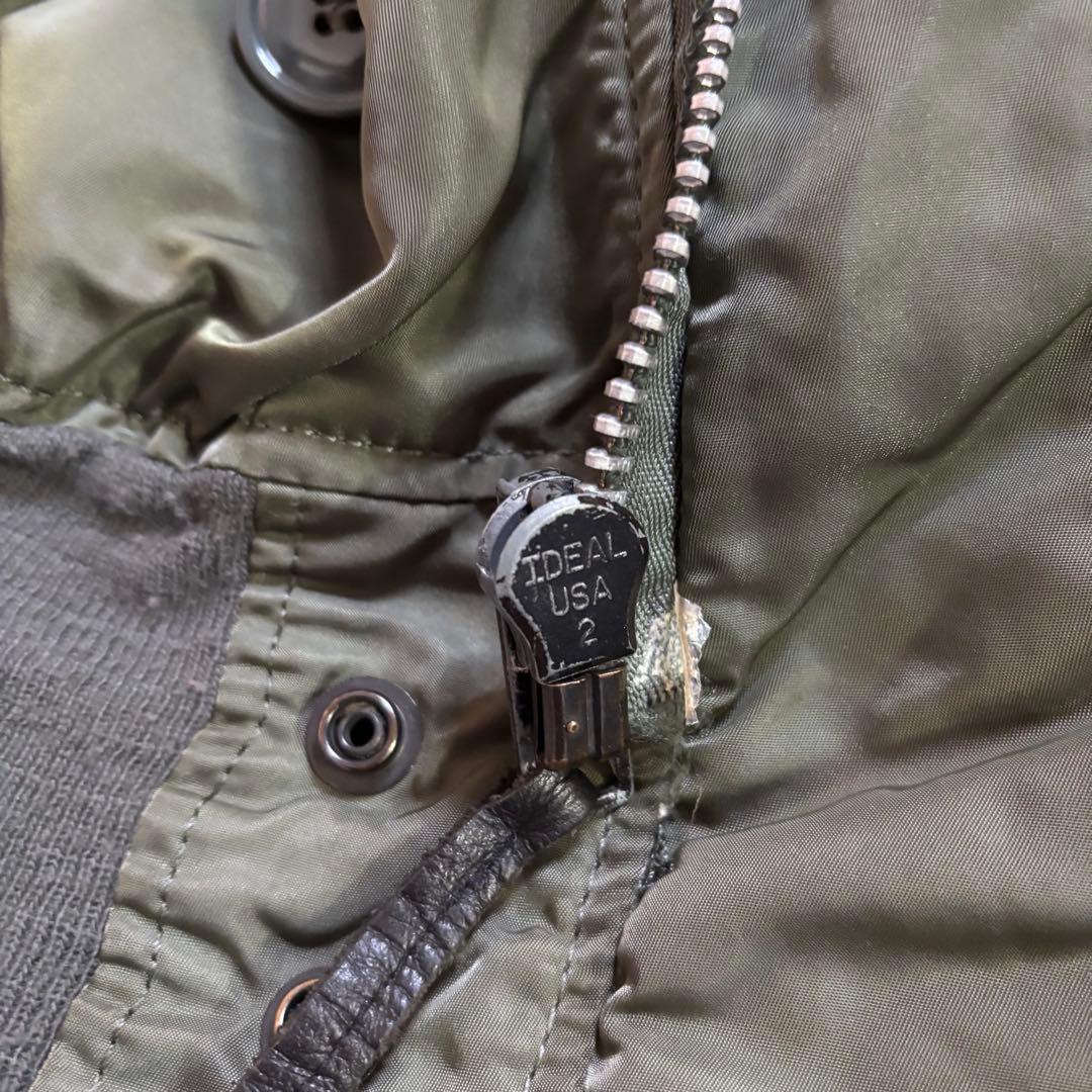 【70s~80s】USA製ALPHA N2B(M) IDEAL zip白黒タグ