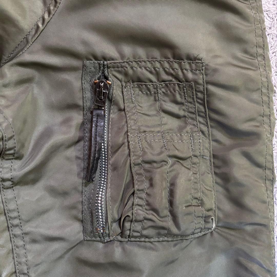 【70s~80s】USA製ALPHA N2B(M) IDEAL zip白黒タグ