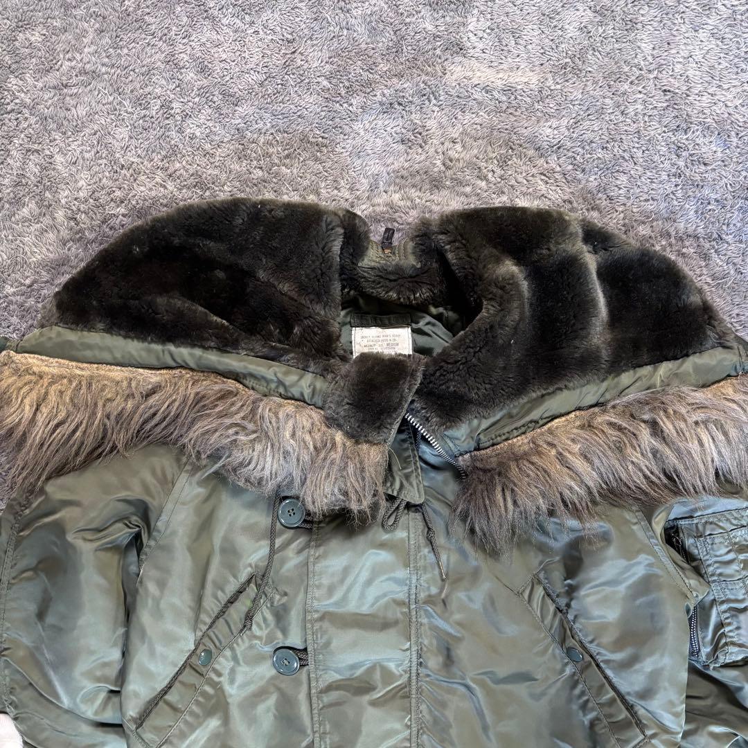 【70s~80s】USA製ALPHA N2B(M) IDEAL zip白黒タグ