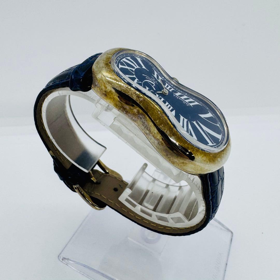 ✨サルバドール・ダリ✨ソフトウォッチ✨ネイビー文字盤✨92008✨腕時計