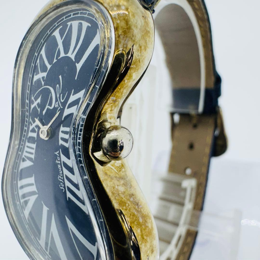 ✨サルバドール・ダリ✨ソフトウォッチ✨ネイビー文字盤✨92008✨腕時計