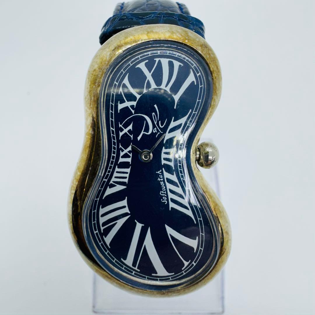 ✨サルバドール・ダリ✨ソフトウォッチ✨ネイビー文字盤✨92008✨腕時計