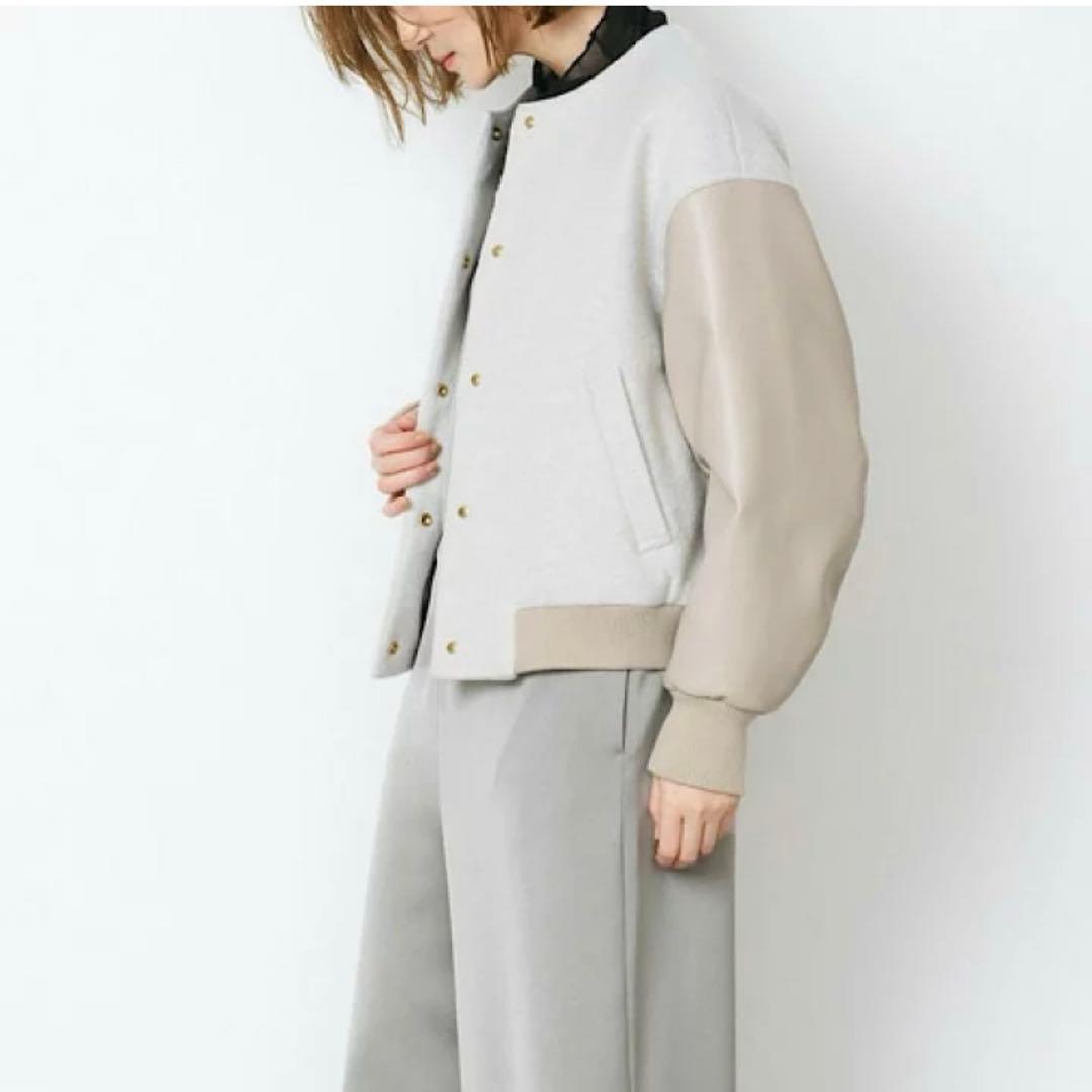 【新品】MICA&DEAL ノーカラージャケット ブルゾン 日本製