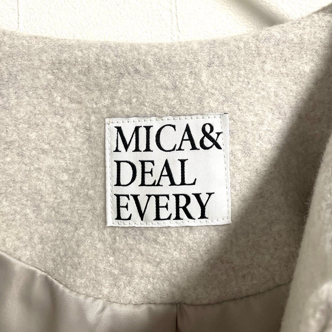 【新品】MICA&DEAL ノーカラージャケット ブルゾン 日本製