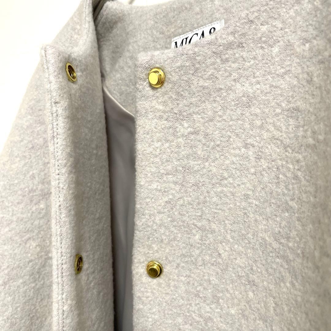 【新品】MICA&DEAL ノーカラージャケット ブルゾン 日本製