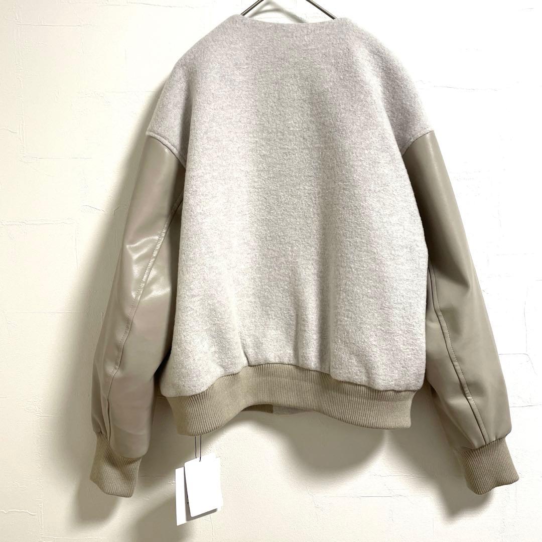 【新品】MICA&DEAL ノーカラージャケット ブルゾン 日本製