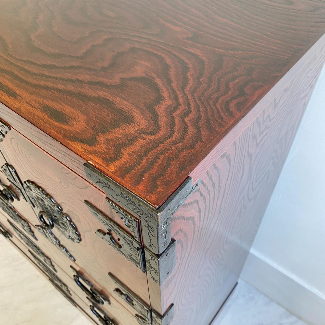 岩谷堂箪笥 チェスト 民芸家具 検査済証付き 和箪笥 民芸タンス 中古