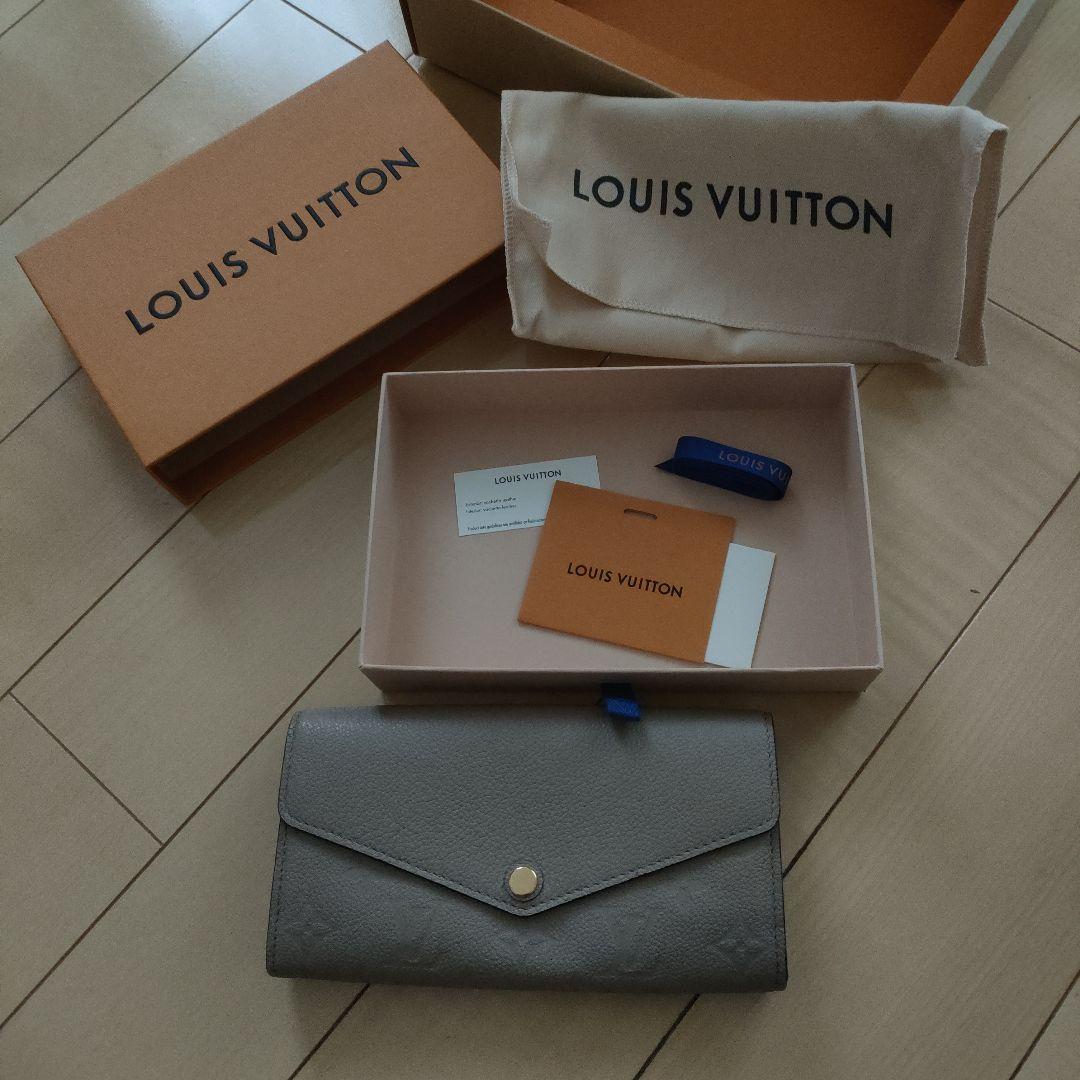 【取引中】ルイ・ヴィトン　長財布　モノグラムアンプラント　ポルトフォイユ・サラ