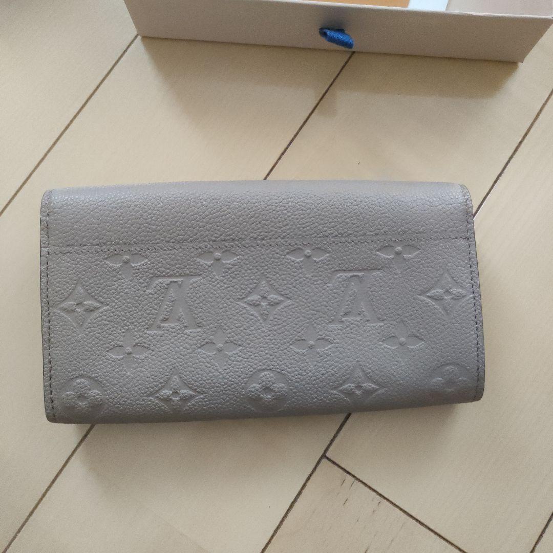 【取引中】ルイ・ヴィトン　長財布　モノグラムアンプラント　ポルトフォイユ・サラ