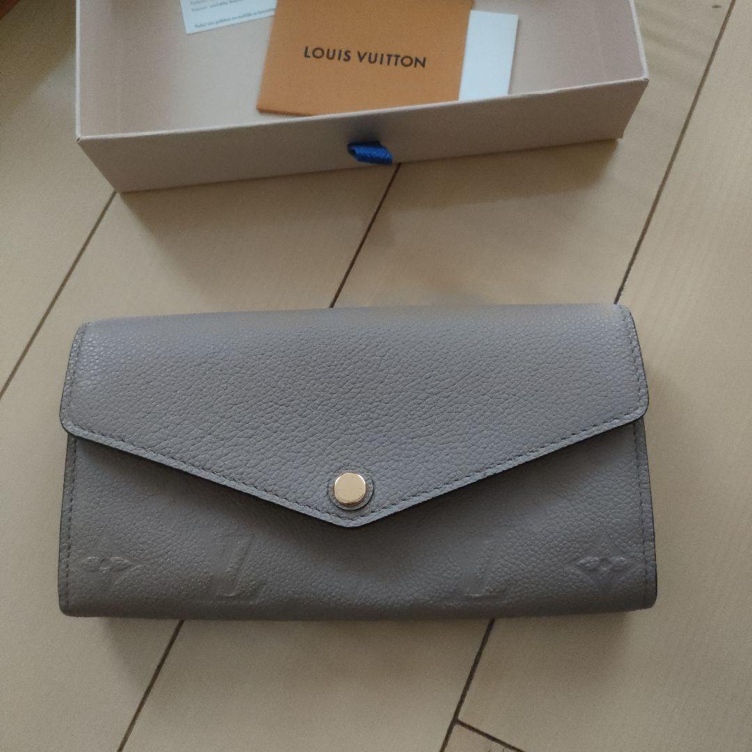 【取引中】ルイ・ヴィトン　長財布　モノグラムアンプラント　ポルトフォイユ・サラ