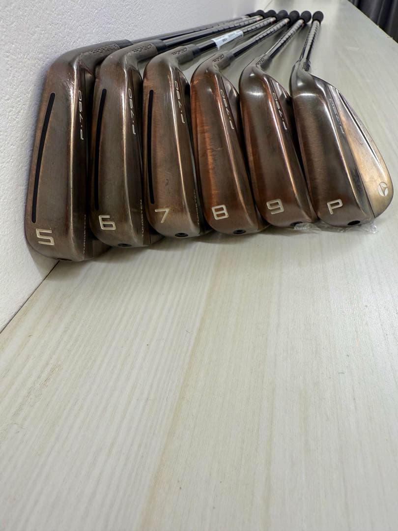 限定TaylorMade P790 カッパーアイアンセット 5i-9i Pw