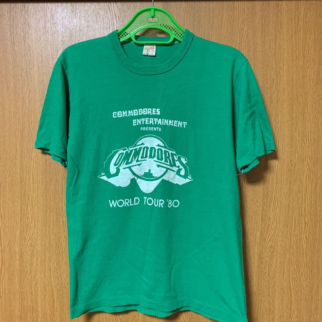 じ*み様 コモドアーズ！ライオネルリッチー１９８０年製Ｔシャツ