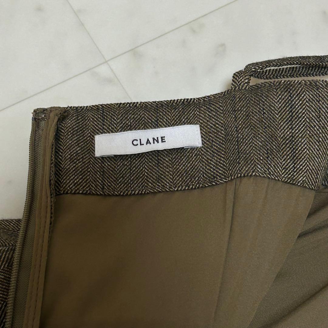 美品✨CLANE オールインワン ドッキング ワイドパンツ ウール混