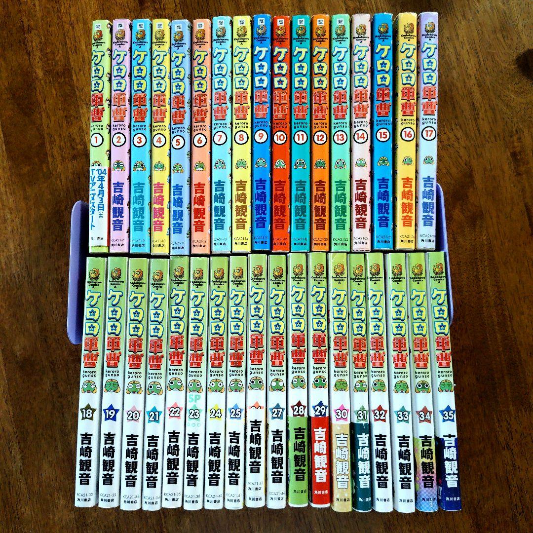 ケロロ軍曹 1巻〜35巻 【35冊】単行本 吉崎観音