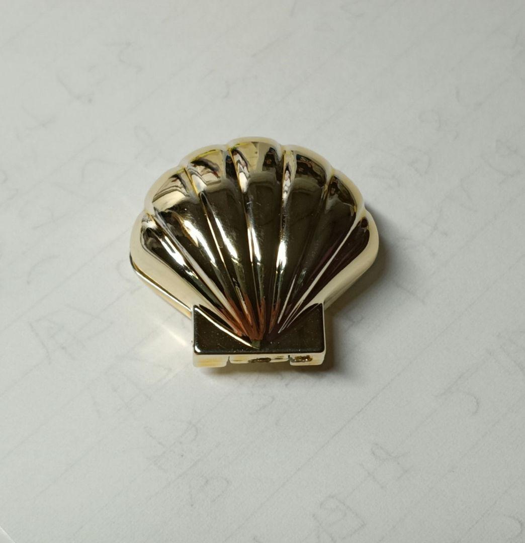 ジュエリーマキ K１８刻印 2月誕生石アメジスト ベビーリング　ペンダントトップ