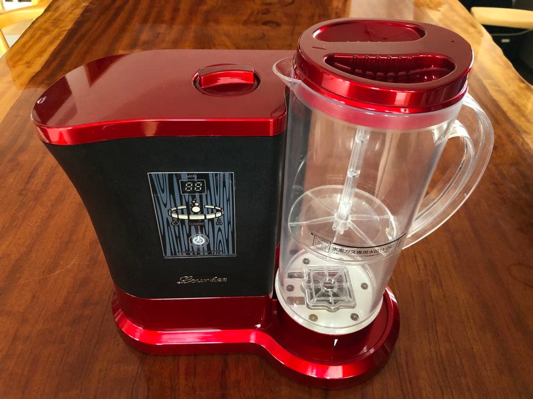 高濃度水素水生成器 ビクトリージャパン　ルルド　Lourdes レッド　赤