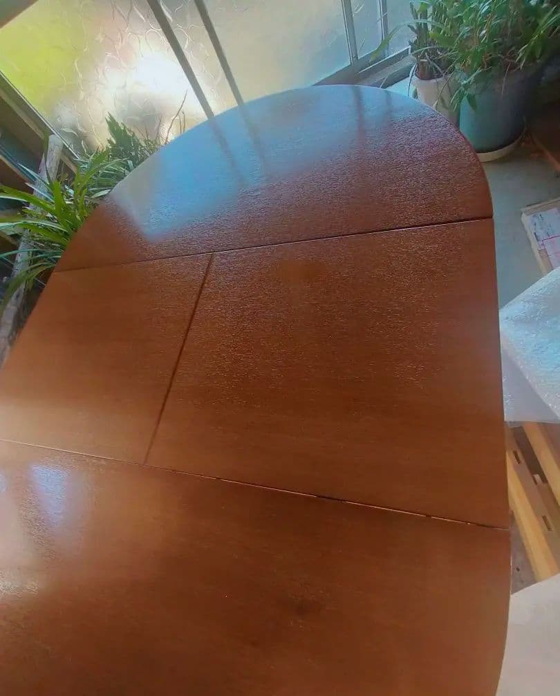 値下げしました!サイズが変わる、ラウンドテーブル木製円形テーブル