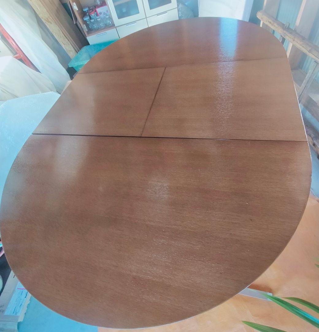 値下げしました!サイズが変わる、ラウンドテーブル木製円形テーブル
