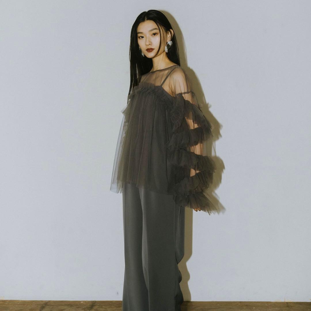 【ANDRESD】all in one dress & tulle tops