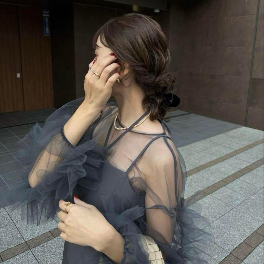 【ANDRESD】all in one dress & tulle tops