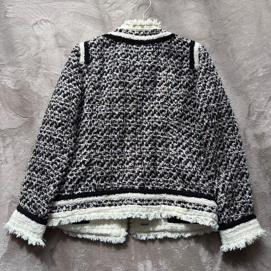 最終Adonisis アドニシス ツイード ジャケット 金ボタン F