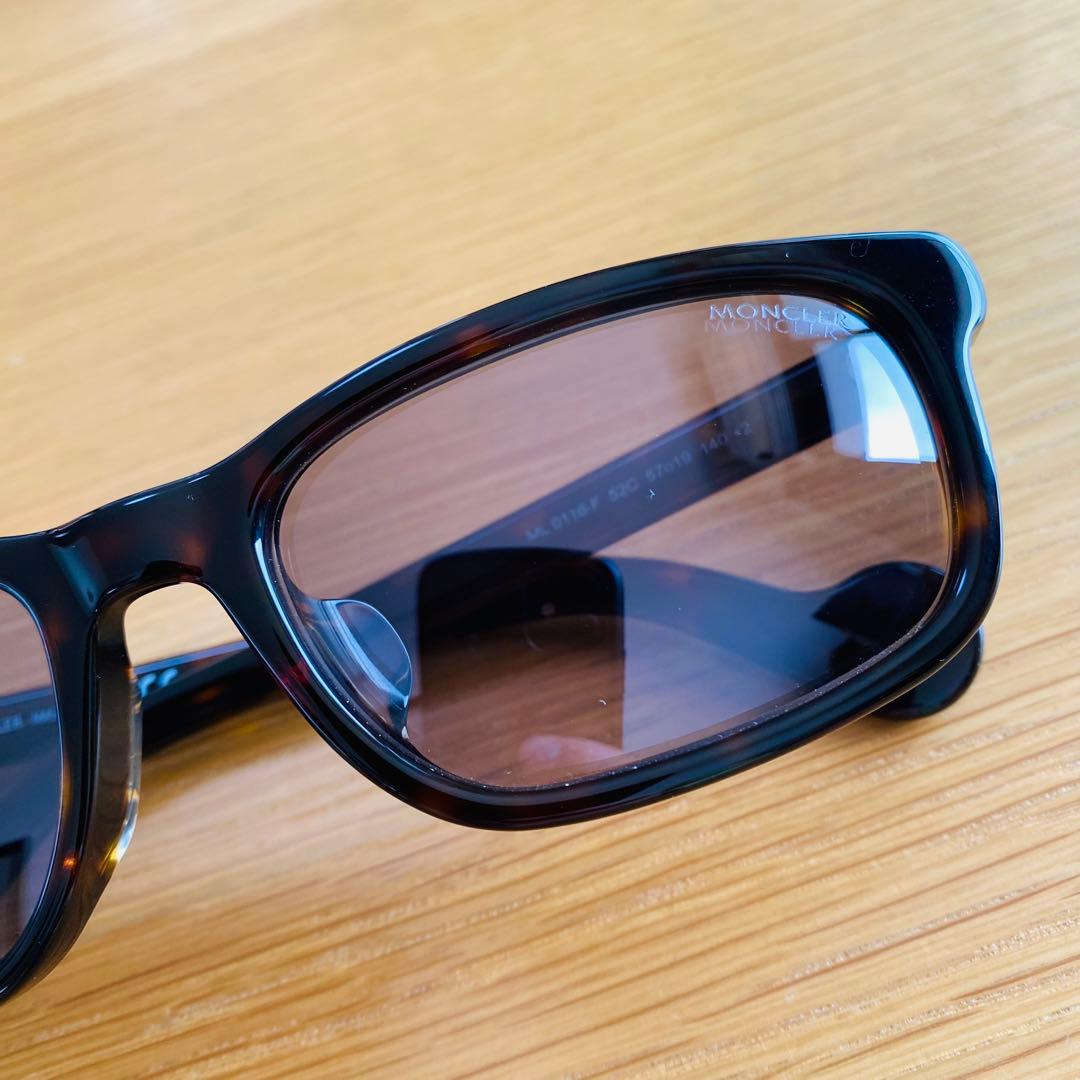 MONCLER 正規品 ML0116-F 52C 鼈甲 サングラス モンクレール
