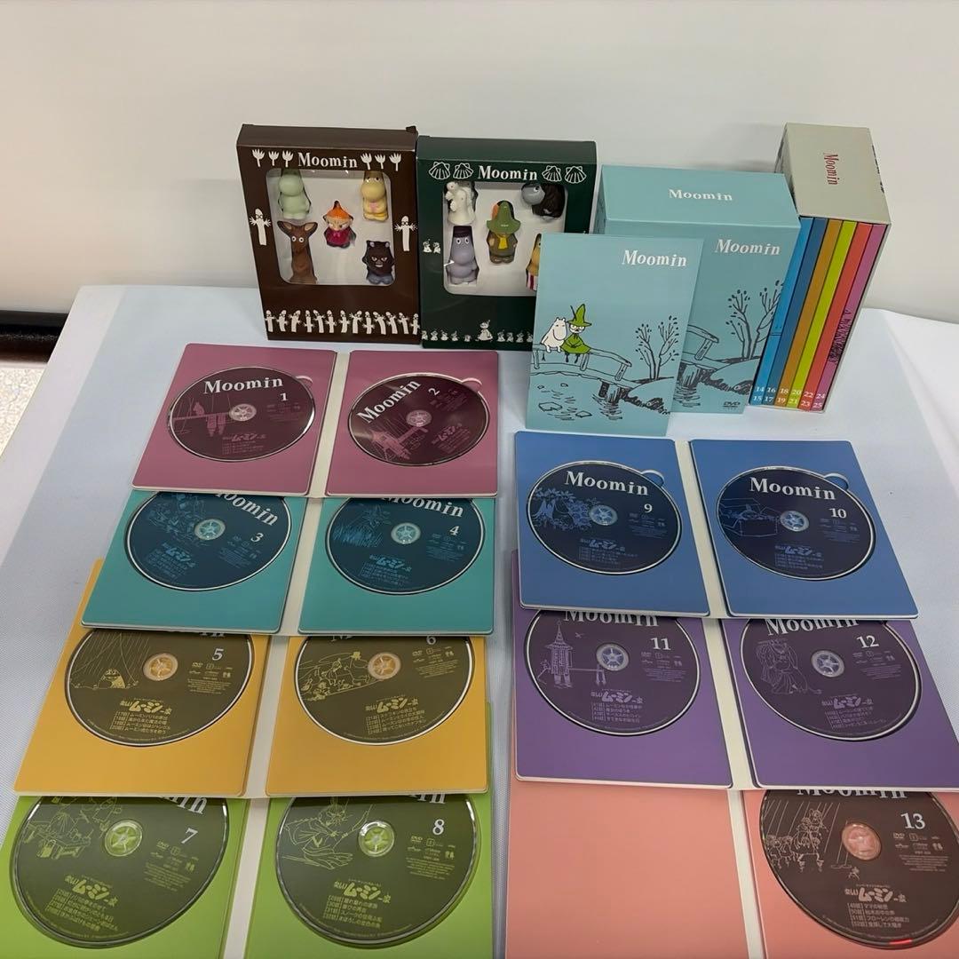 MOOMIN DVD 25枚ボックスセット フィギュア付 美品/保管品