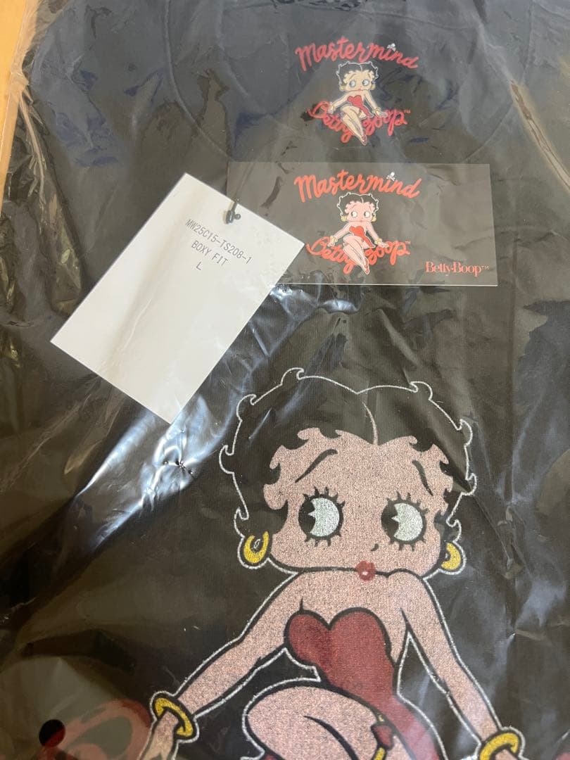 マスターマインドワールド× ベティ ダメージ加工 オーバーサイズ ロンT