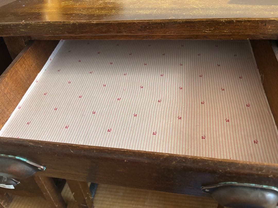 レトロ　勉強机　木製