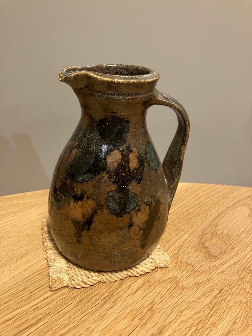 【民藝】森山窯　水差し・ピッチャー・花瓶