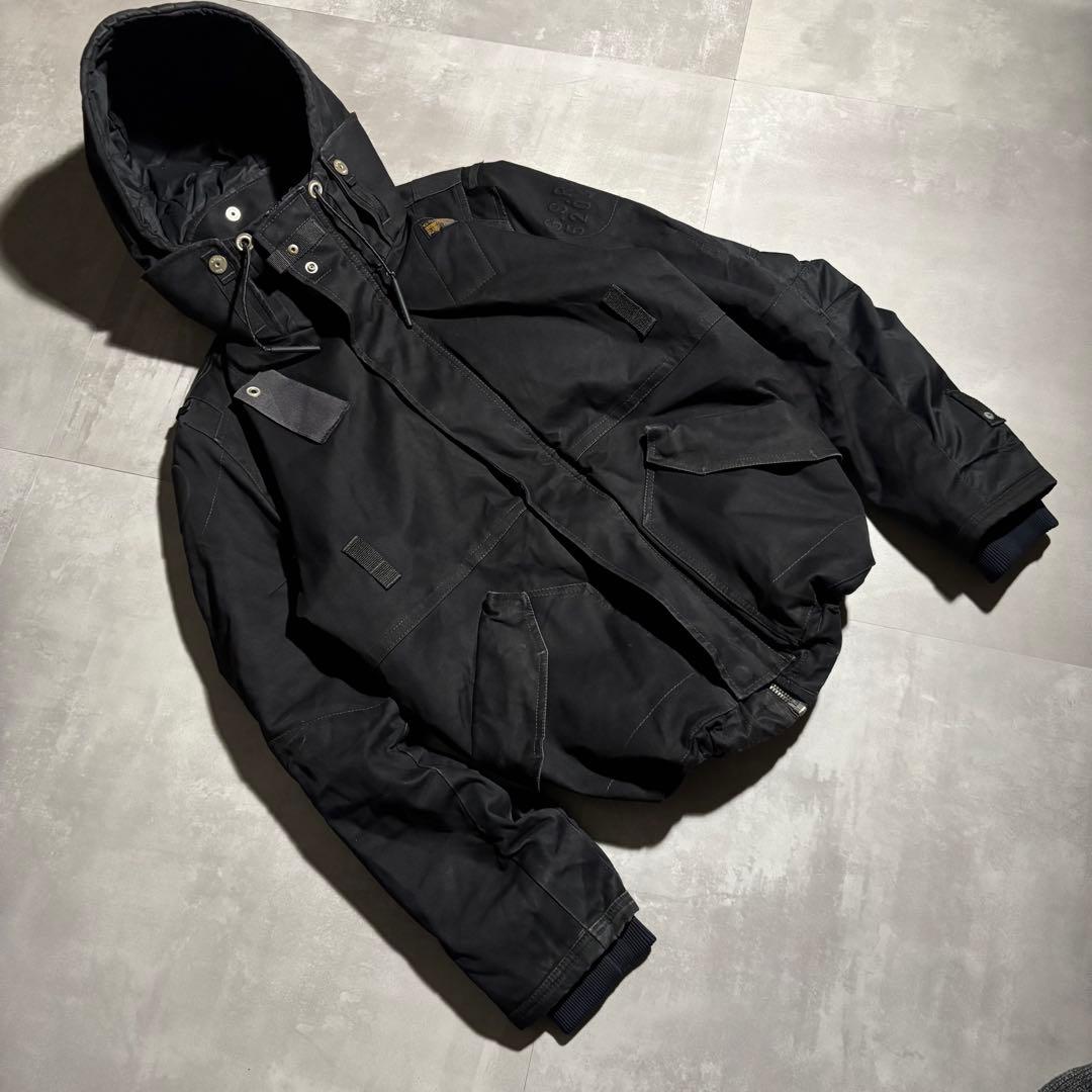 00s G-STAR フライトジャケット　マウンテンパーカー　ブラック　y2k
