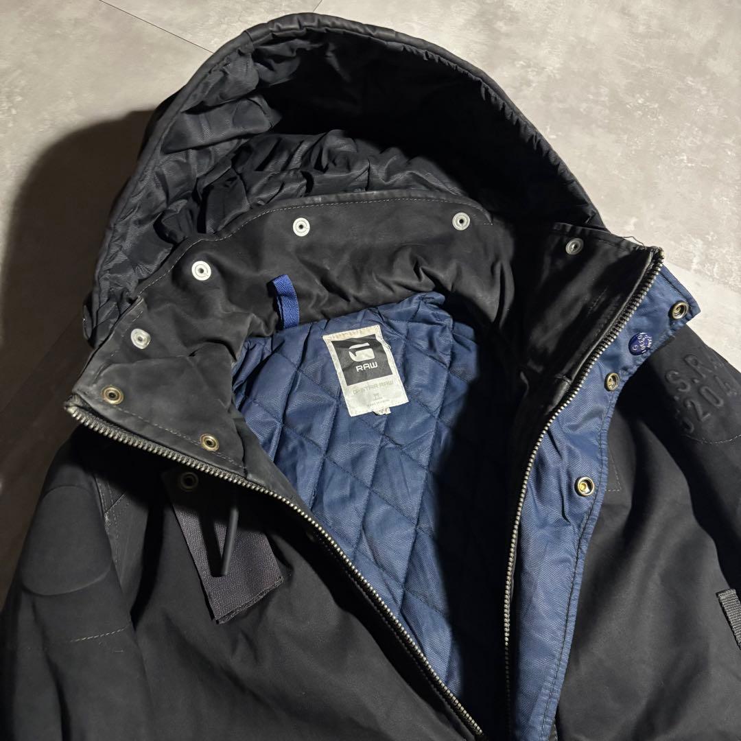 00s G-STAR フライトジャケット　マウンテンパーカー　ブラック　y2k